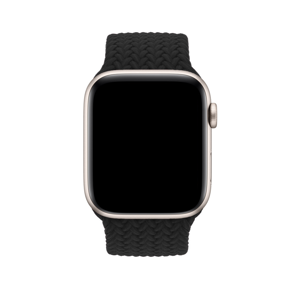 Black Braided Buckle Band for Apple Watch