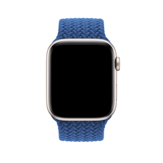 Blue Braided Buckle Band for Apple Watch