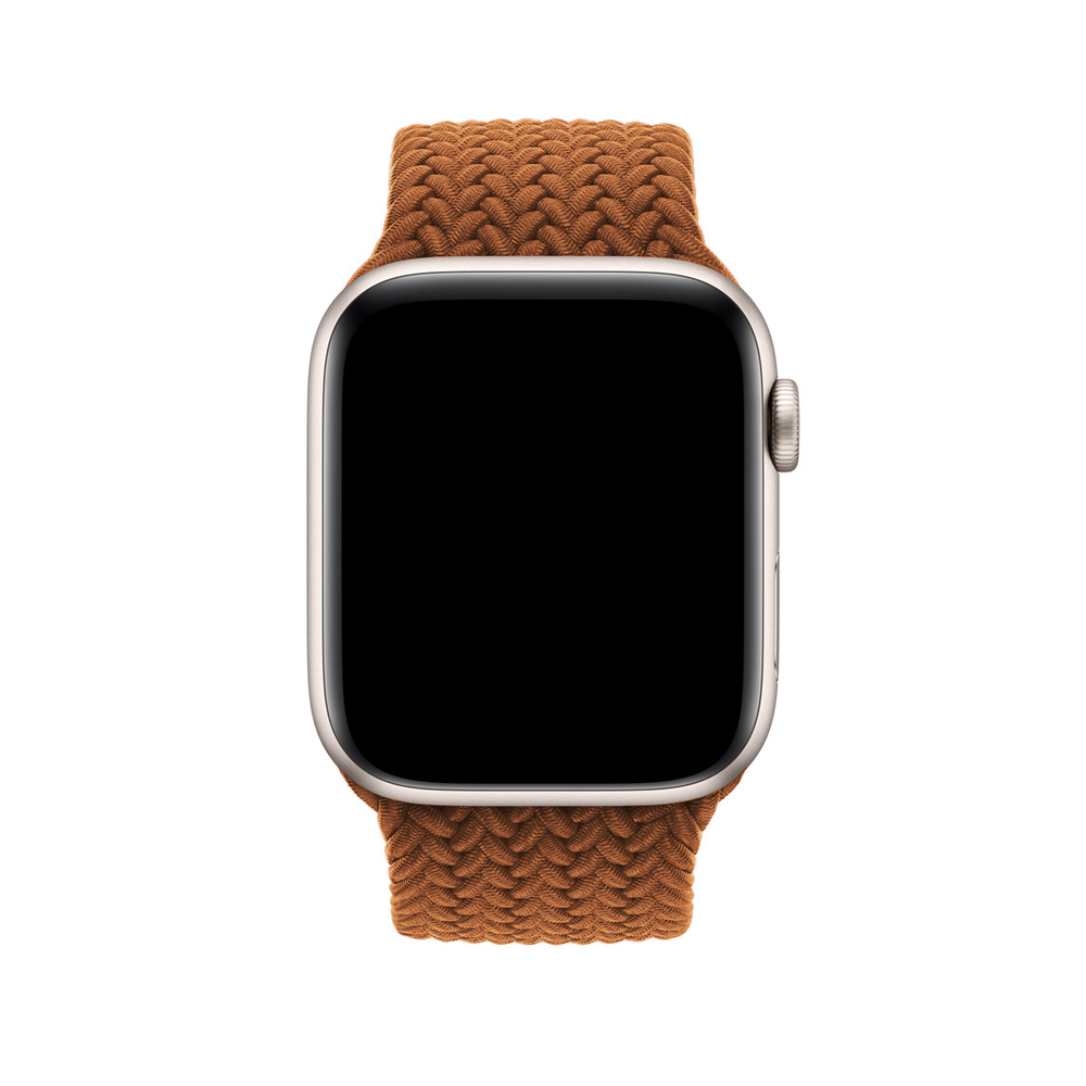 Coffee Braided Buckle Band for Apple Watch