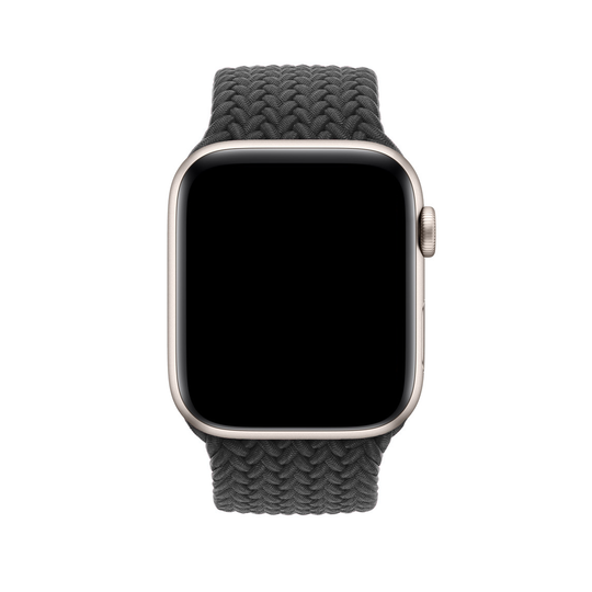 Grey Braided Buckle Band for Apple Watch