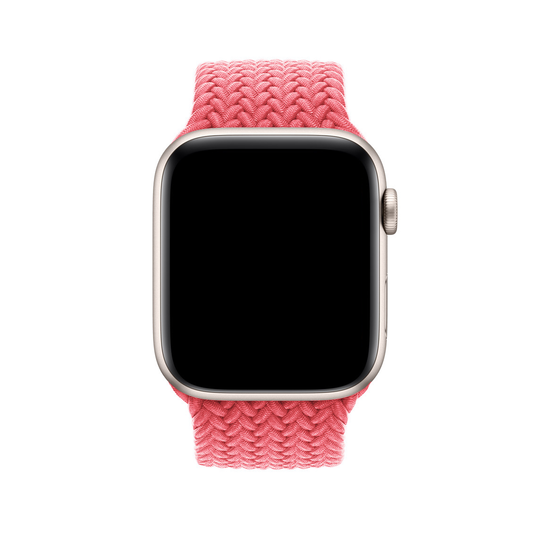 Pink Braided Buckle Band for Apple Watch