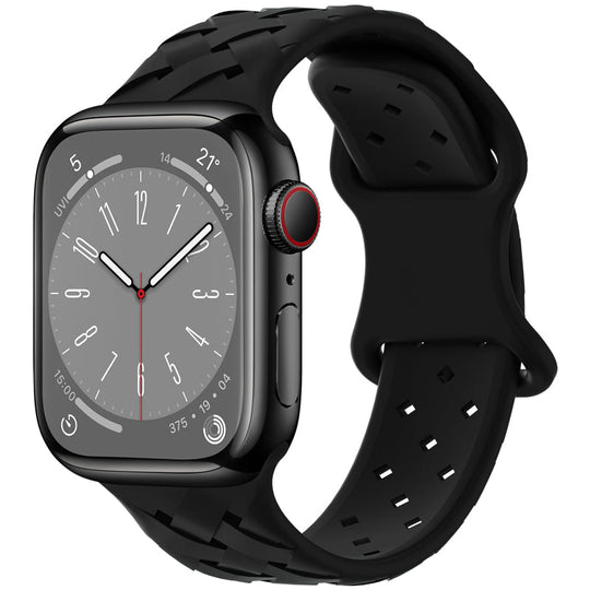 Braided Silicone Band for Apple Watch  1 to 8, SE & Ultra series