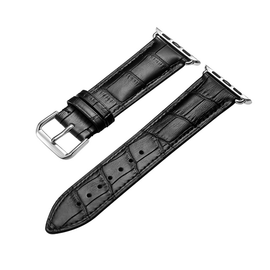 Dress Leather Strap for Apple Watch  1 to 8, SE & Ultra series