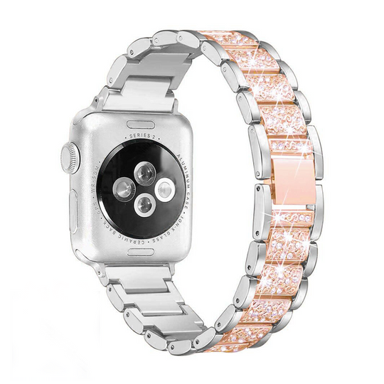 Elegant Chain Link Strap for Apple Watch  1 to 8, SE & Ultra series