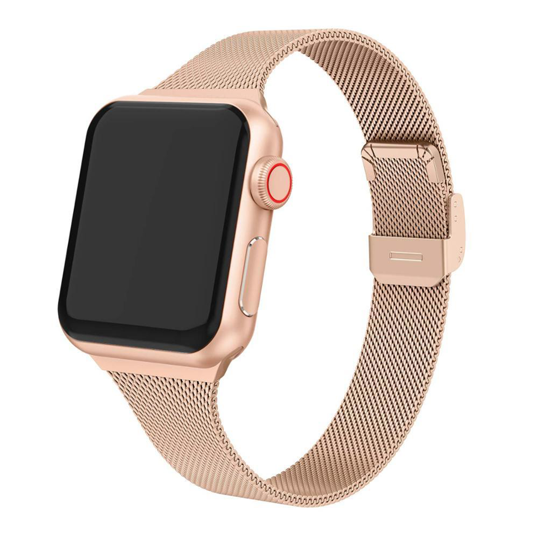 Milanese Loop Apple Watch Bands - Rose Gold
